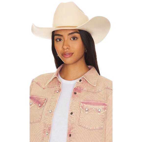 Brixton El Paso Reserve Cowboy Hat in Whitecap Ivory Medium New Womens Western - Picture 1 of 9